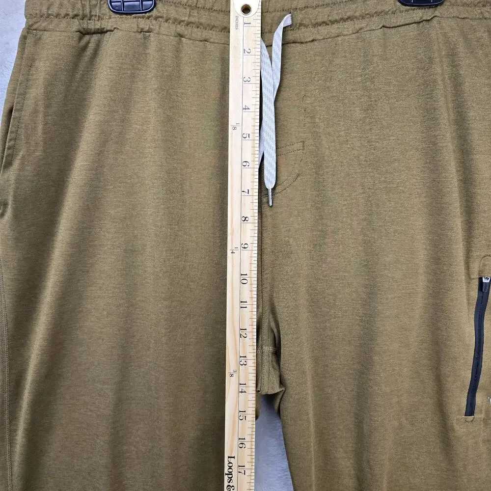 Vuori Sunday Performance Jogger Mens XL Brown Athleisure Gym Stretch V416 *FLAWS - Picture 14 of 15
